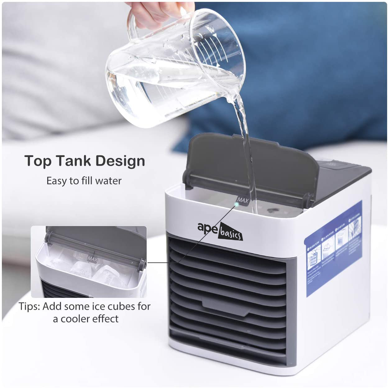 Portable Personal Air Cooler Conditioner Fan image