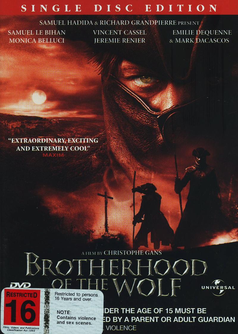 Brotherhood Of The Wolf on DVD image