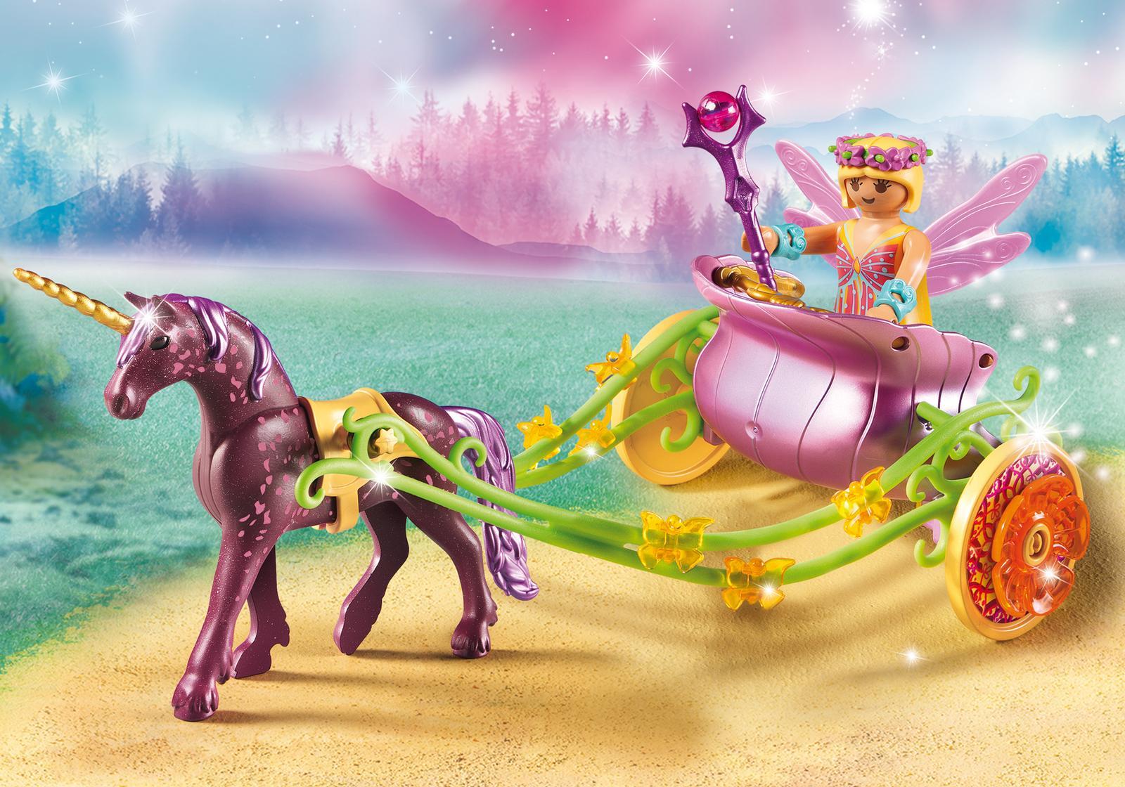 Playmobil: Fairies - Unicorn Drawn Carriage (9136) image