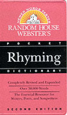 Random House Webster's Pocket Rhyming Dictionary by Random House Inc image