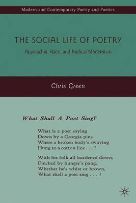 The Social Life of Poetry by C Green image