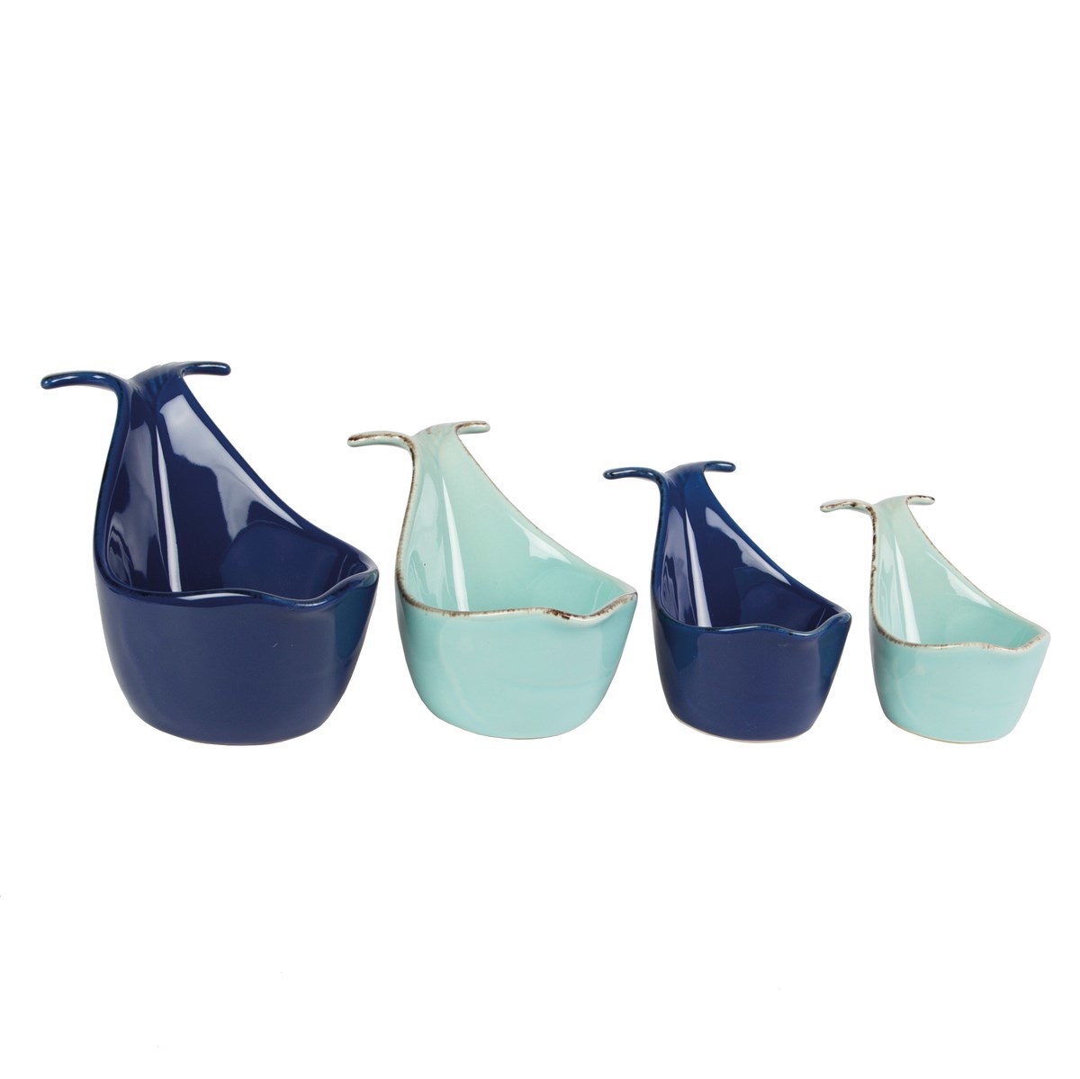 Blue Whale Measuring Cups (Set Of 4) image