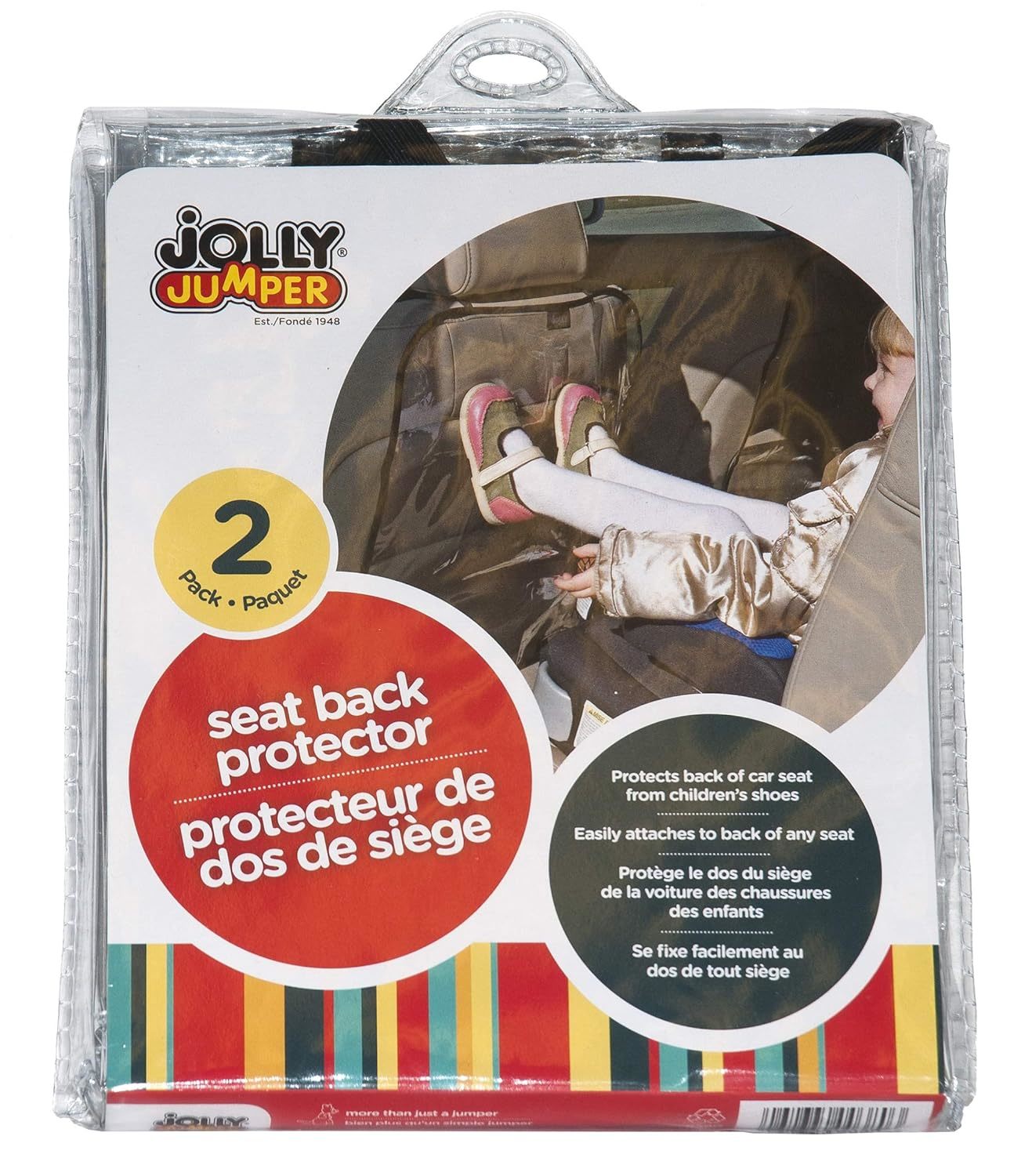 Jolly Jumper Car Seat Back Protector – 2 Pack image