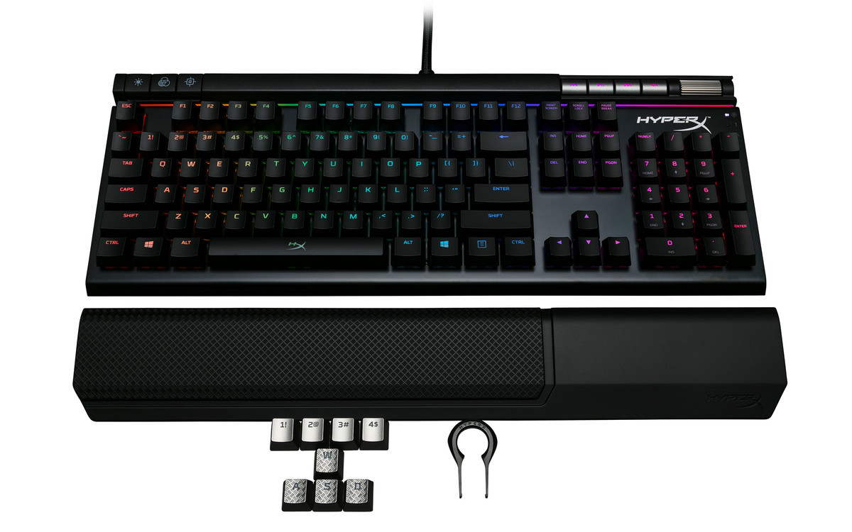 HyperX Alloy Elite RGB Mechanical Gaming Keyboard (Cherry MX Brown) for PC image