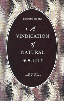 A Vindication of Natural Society by Edmund Burke image