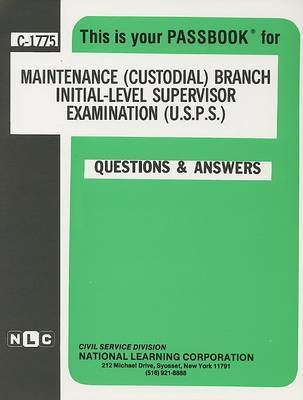 Maintenance (Custodial) Branch Initial-Level Supervisor Exam (U.S.P.S.) image