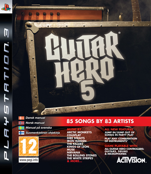 Guitar Hero 5 Guitar Bundle (Game + Guitar) on PS3