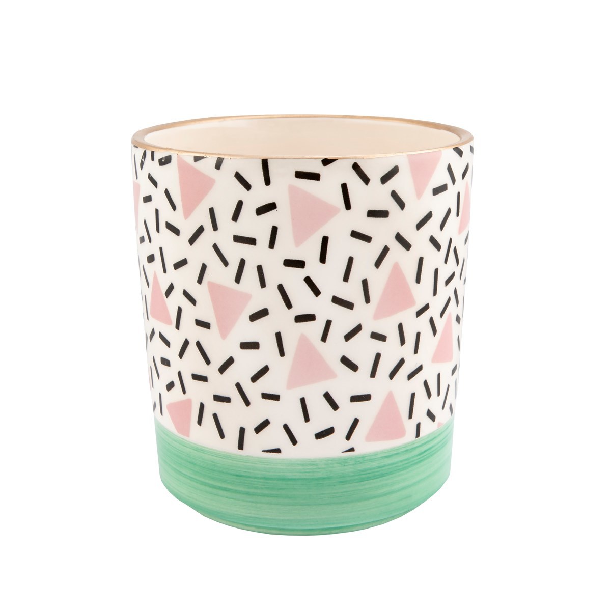 Memphis Modern Large Pastel Planter