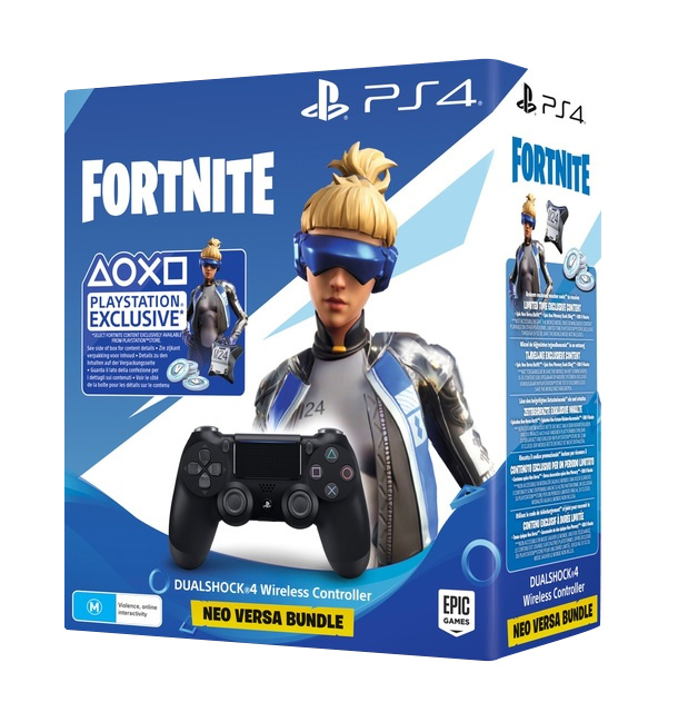 PlayStation 4 Dual Shock 4 v2 Wireless Controller - Fortnite Black for PS4 image