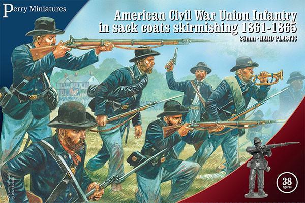 American Civil War Union Infantry in sack coats skirmishing (1861-1865) image