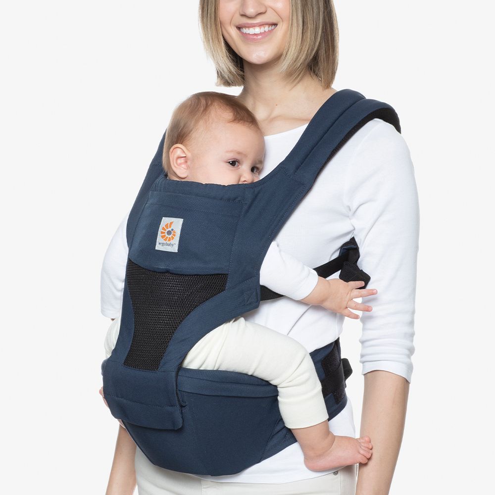 Buy Ergobaby HipSeat Cool Air Mesh Carrier Raven at Mighty Ape NZ