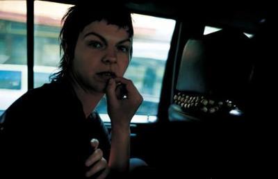 Valérie in the taxi, Paris, 2001 image