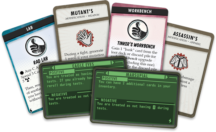 Fallout: The Board Game - Atomic Bonds Cooperative Upgrade Pack image