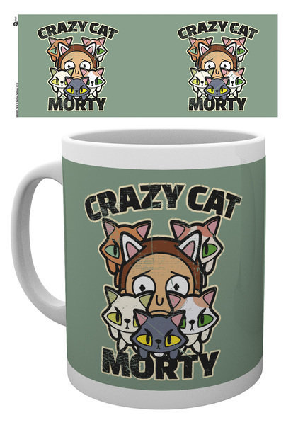 Rick and Morty: Crazy Cat Morty - Mug image