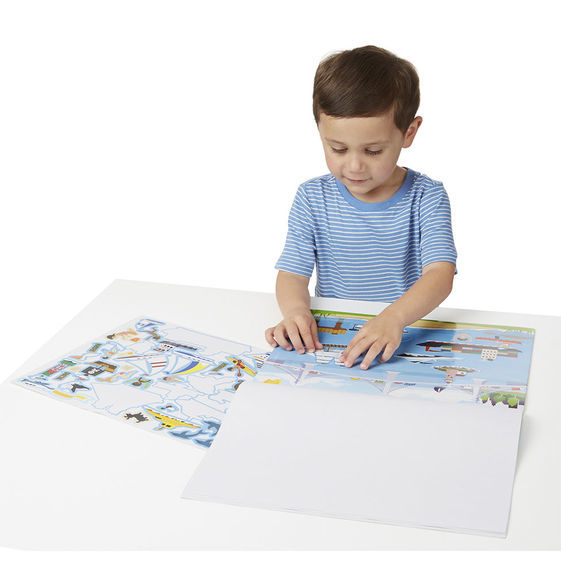 Melissa & Doug: Vehicles Reusable Sticker Pad image