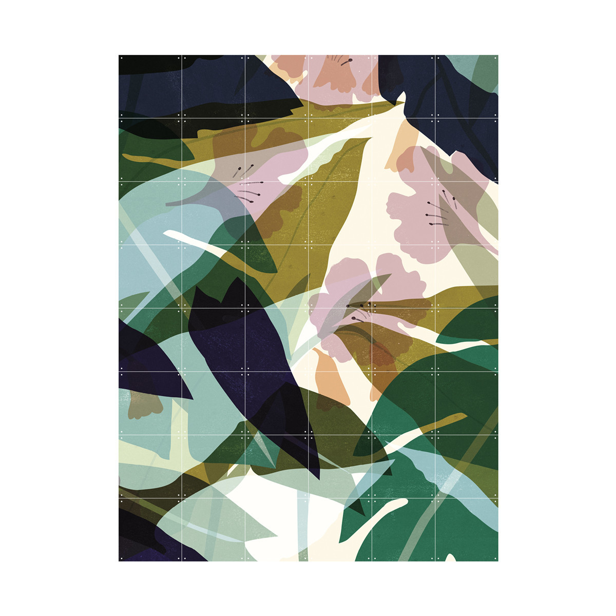 IXXI Leaves Wall Art (120cm x 160cm) at Mighty Ape NZ