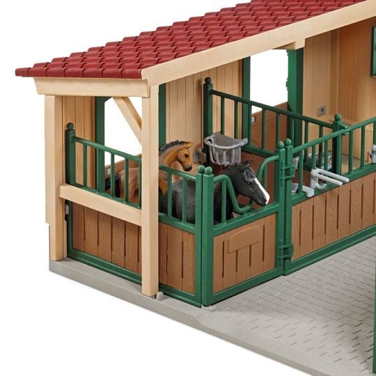 Schleich Horse Stable with Accessories Toy at Mighty Ape Australia