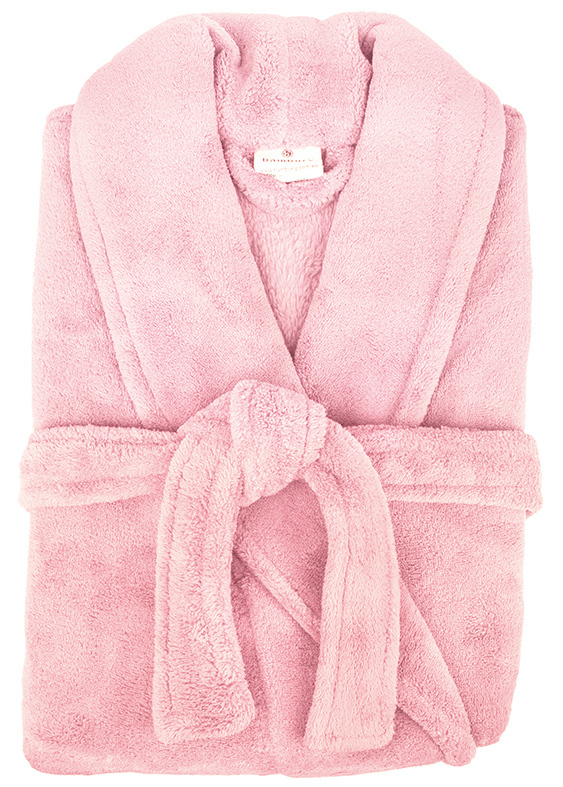 Bambury: Retreat Microplush Robe - Pink M/L image
