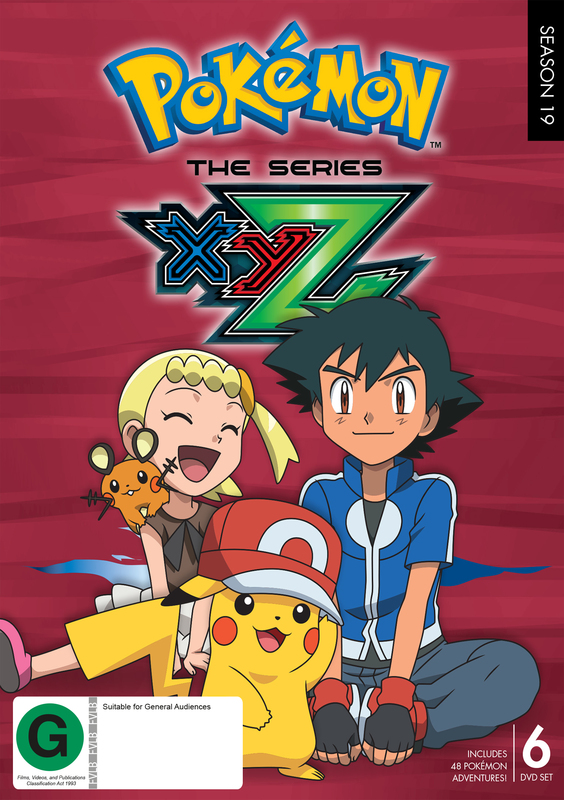 pokemon the series xyz complete collection 6 disc set dvd in