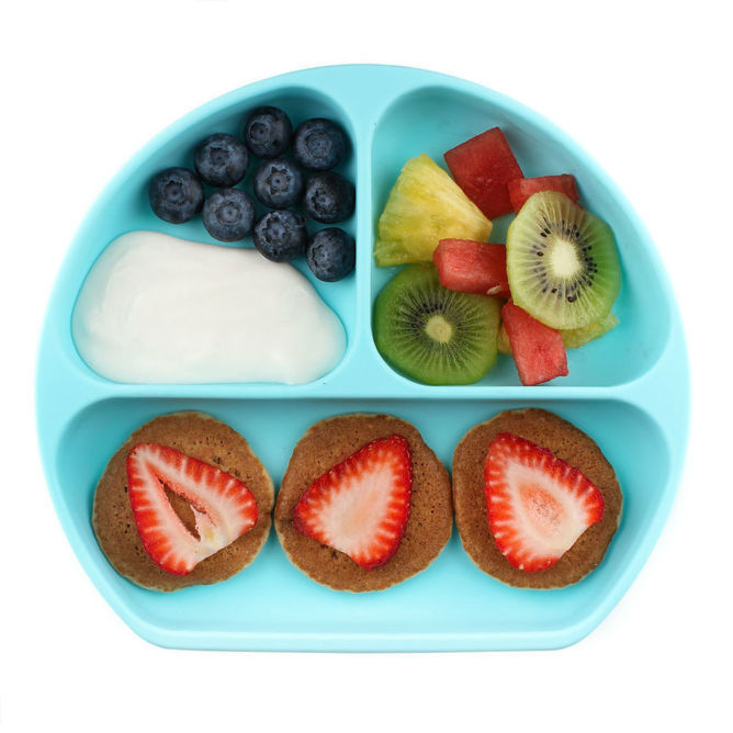 Bumkins: Silicone Grip Dish - Blue image