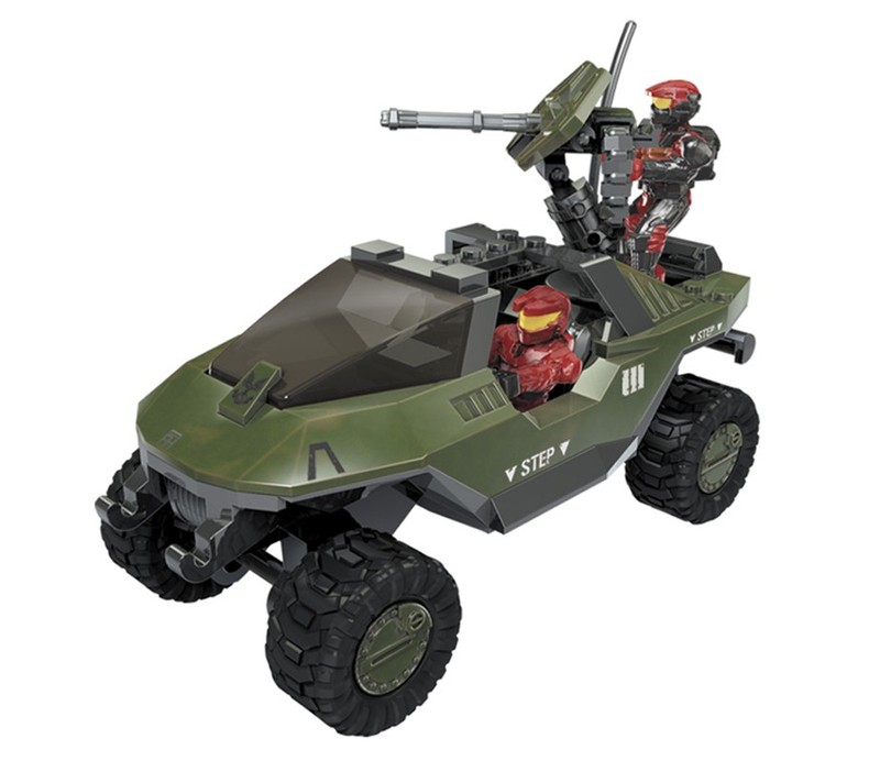 Mega Bloks Halo Universe Light Armoured Vehicle - Diecast UNSC Warthog