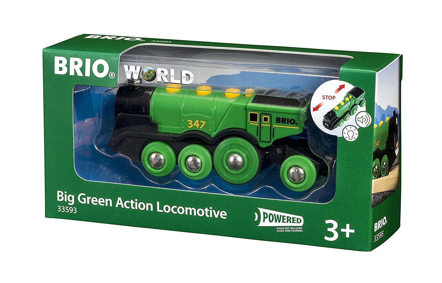 Brio: Big Green Locomotive - Action Train image