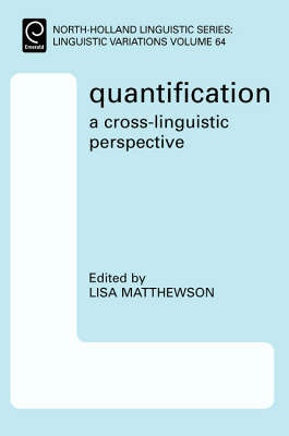 Quantification: A Cross-Linguistic Perspective by Lisa Matthewson image