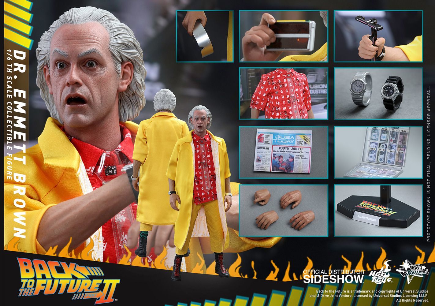 Back To The Future: Dr Emmett Brown - 12" Articulated Figure image