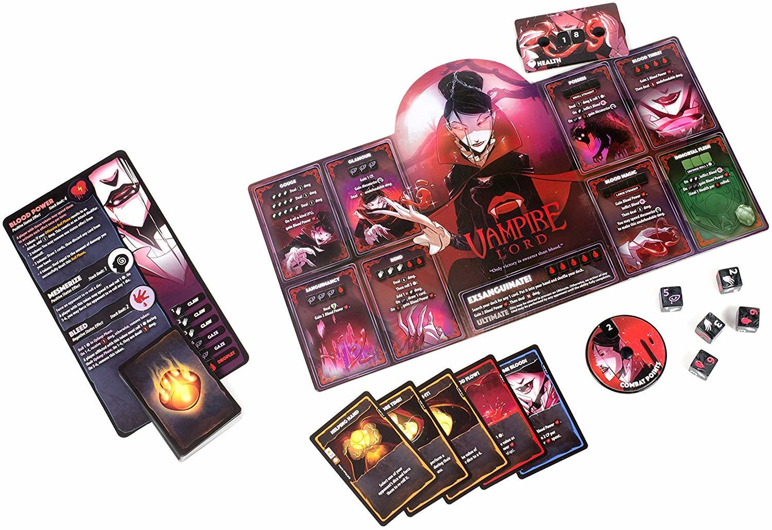 Dice Throne Seraph VS Vampire Lord Board Game at Mighty Ape Australia