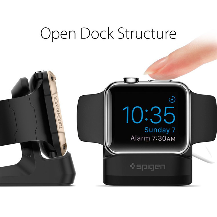 Spigen Apple Watch Night Stand Black image