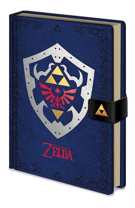 Legend of Zelda Premium A5 Notebook - Hylian Shield image