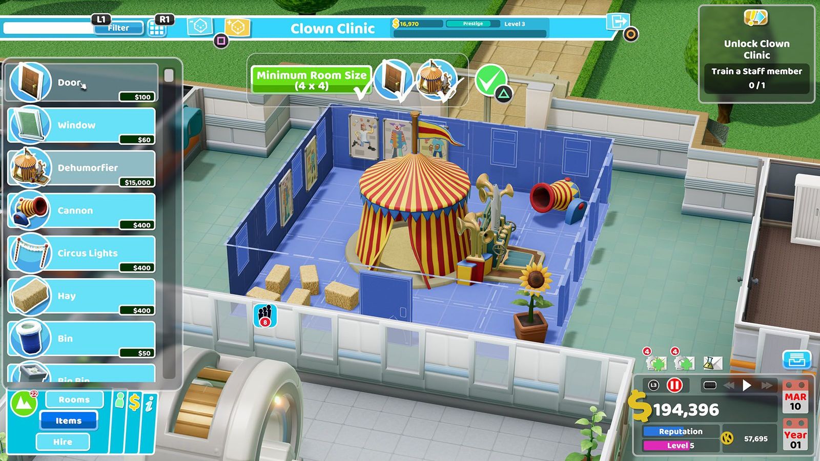 Two Point Hospital for Switch image