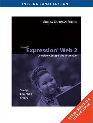 Microsoft Expression Web 2 by Gary B Shelly