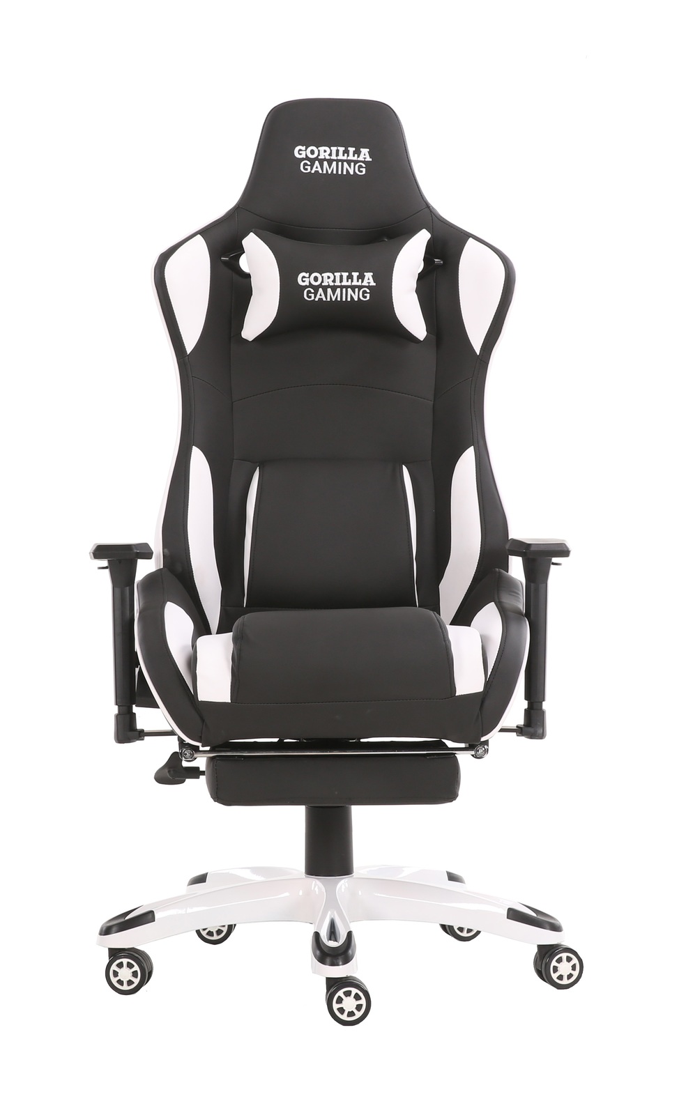 Gorilla Gaming Prime Ape Chair - White & Black for image