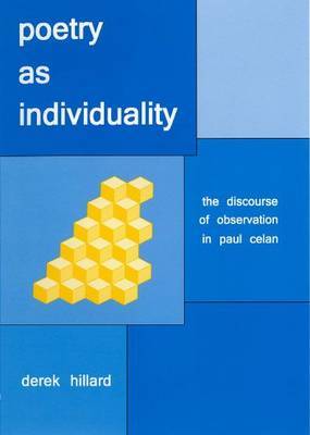 Poetry as Individuality by Derek Hillard image