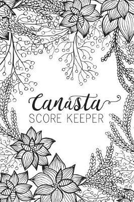 Black & White Canasta Score Keeper by Midori Press image