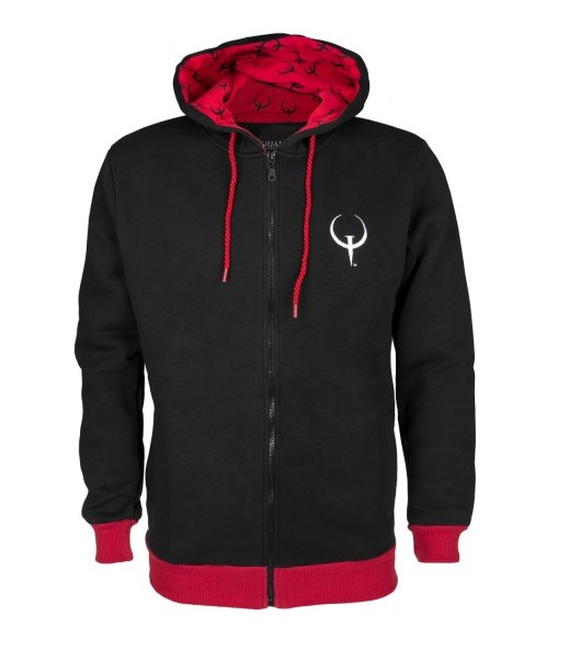 Quake Zip Hoodie "Logo", S