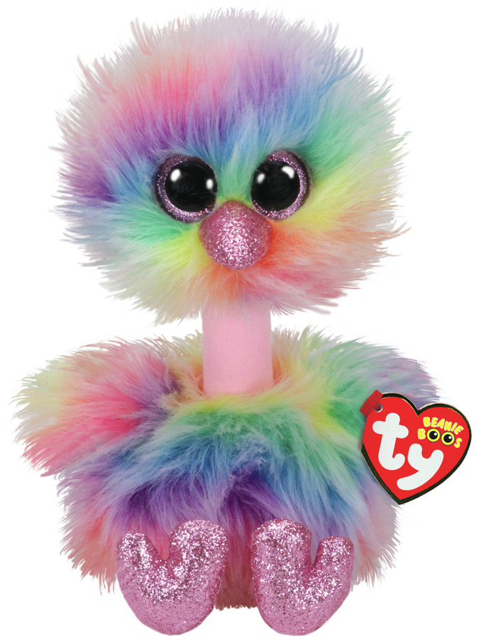 Ty Beanie Boo: Pastel Ostrich - Medium Plush image