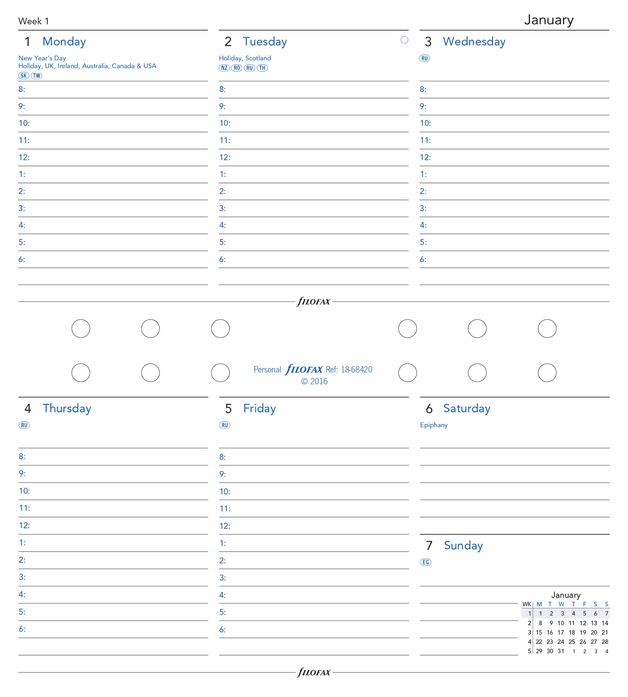 Filofax Refills at Mighty Ape Australia