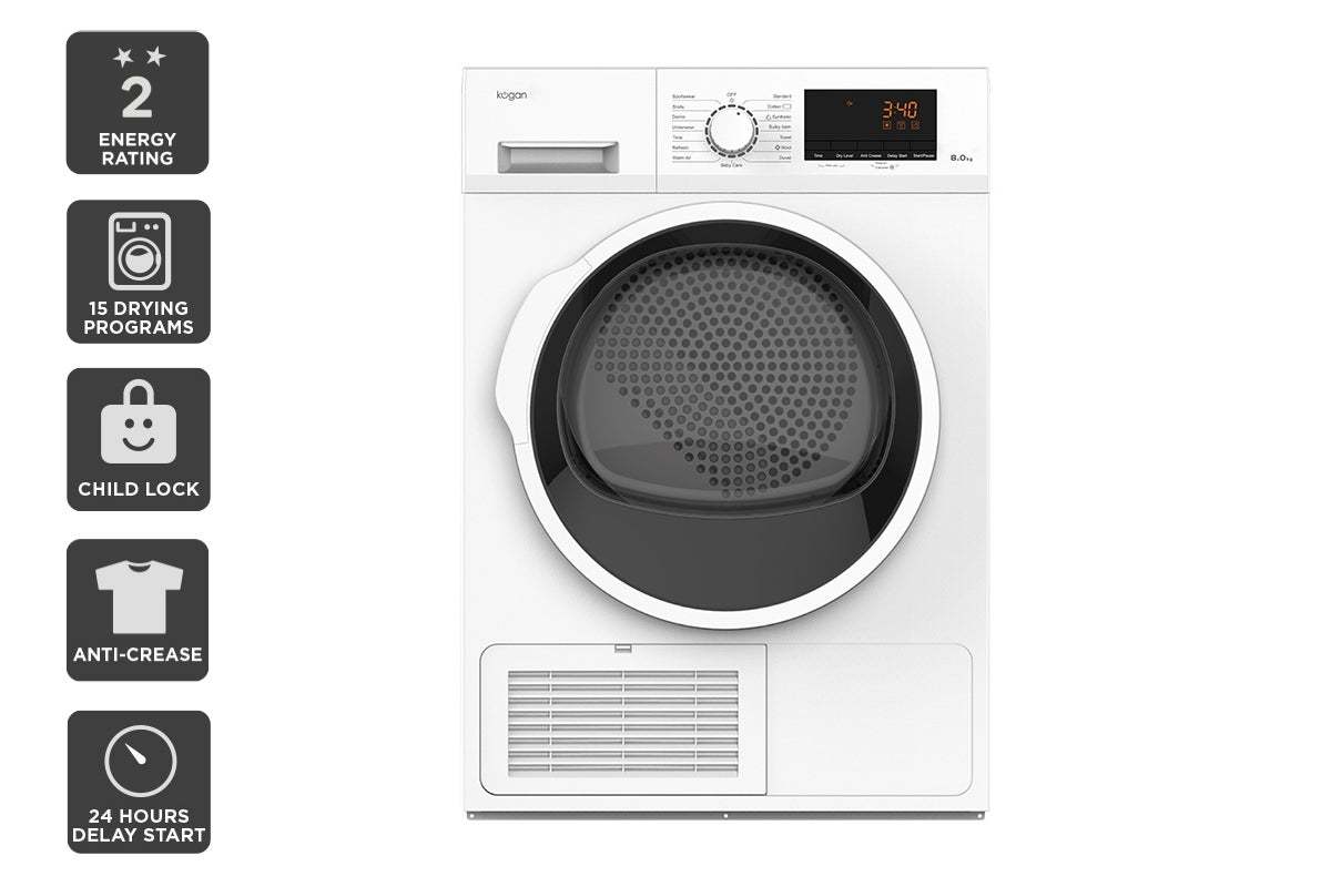 Buy Kogan 8kg Condenser Dryer at Mighty Ape NZ