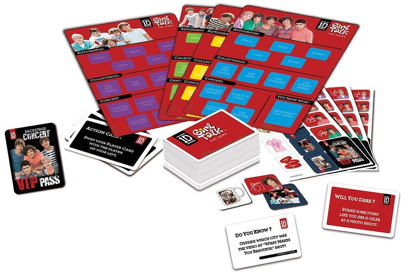 One Direction  Girl Talk Board Game  Board Game  at Mighty Ape NZ