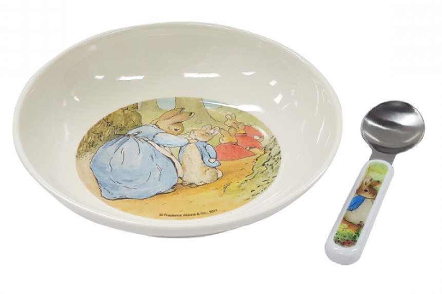 Peter Rabbit - Classic Bowl & Spoon Set