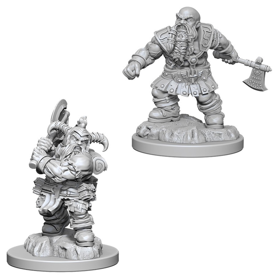 D&D Nolzurs Marvelous: Unpainted Miniatures - Male Dwarf Barbarian