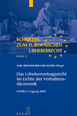 Copyright Contract Law in View of Behavioral Law and Economics image
