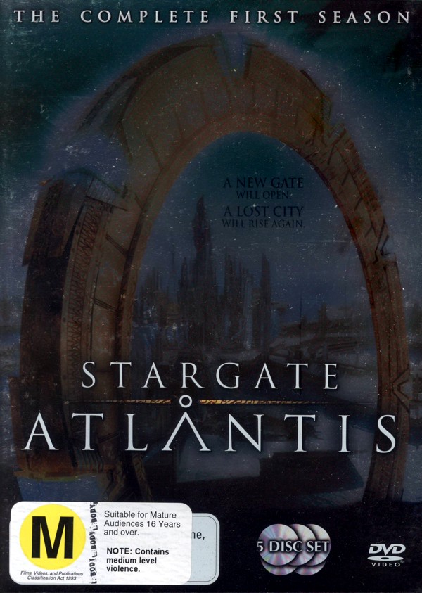 Stargate Atlantis - Complete Season 1 (5 Disc Box Set) on DVD image