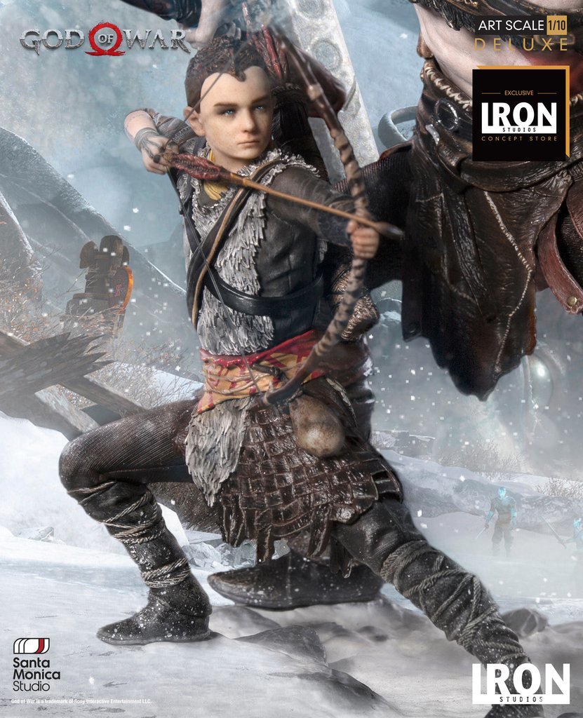God of War (2018): 1/10 Kratos & Atreus - Battle Diorama Statue image