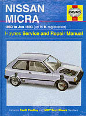 Nissan Micra (83 - Jan 93) Up To K by Haynes Publishing image