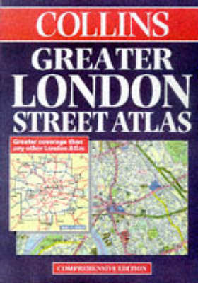 Collins Greater London Street Atlas on Hardback