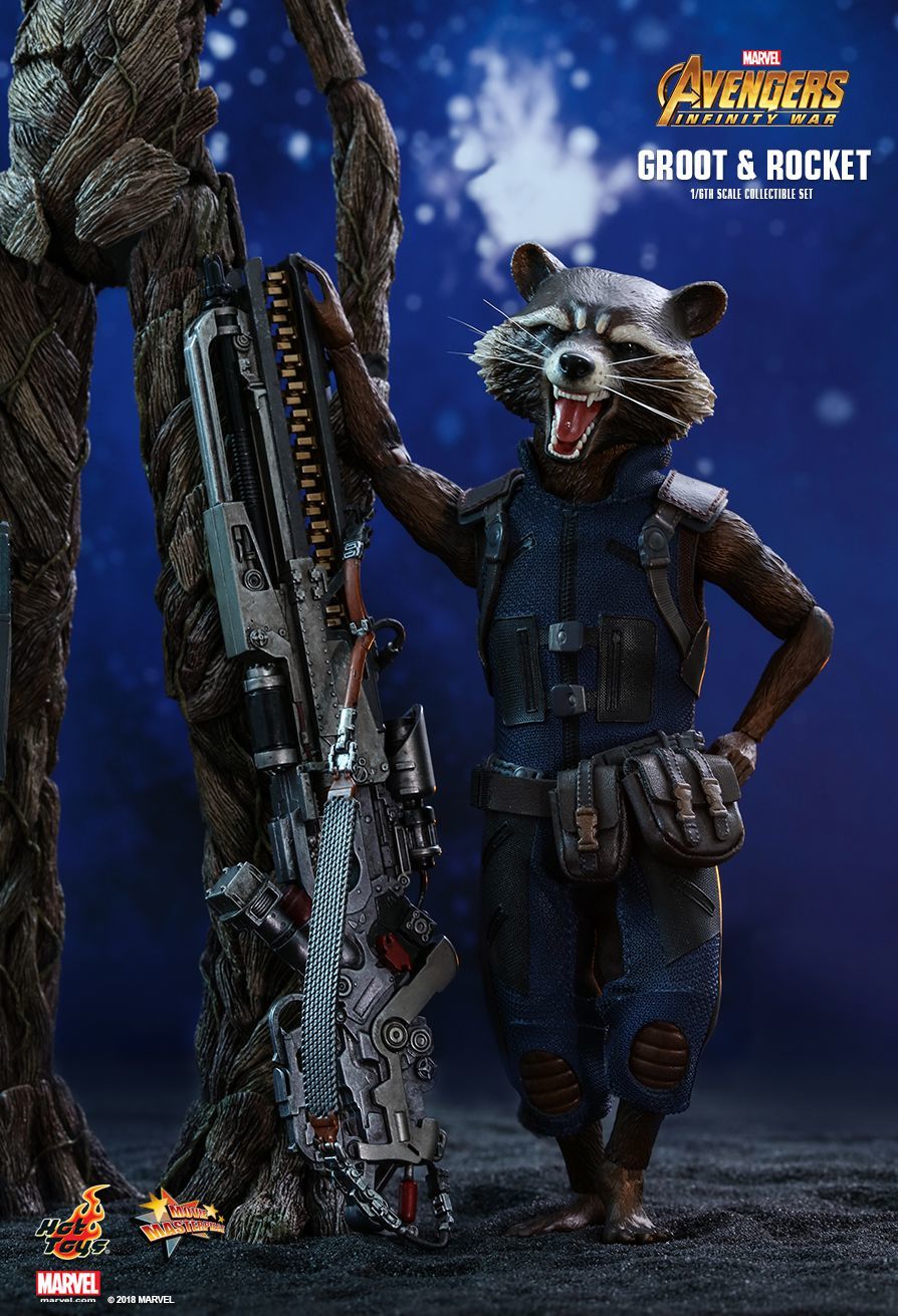 Avengers Infinity War: Groot & Rocket - 12" Articulated Figure Set image