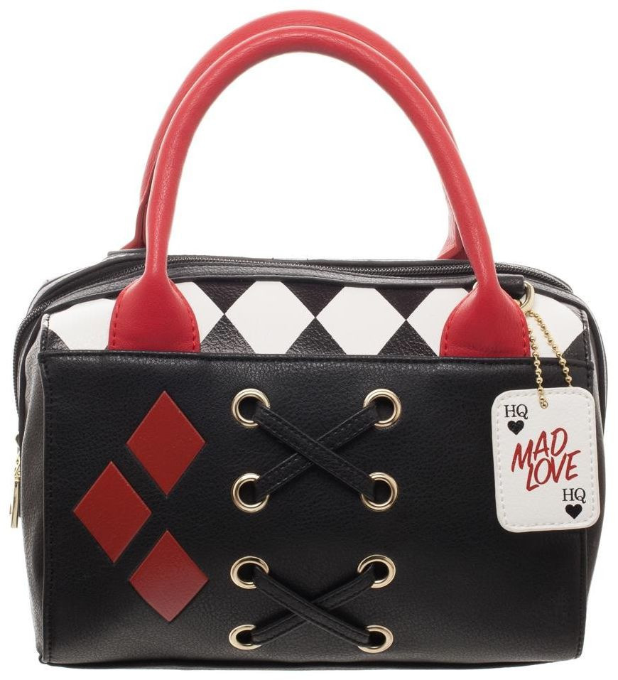 Bioworld DC Comics Harley Quinn Mad Love Handbag Ladies Purse Hand Bag